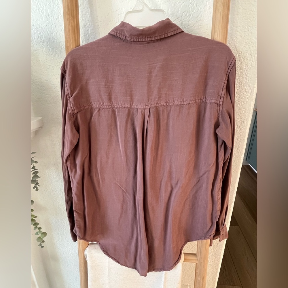 Miss mauve button down small - Picture 2 of 2